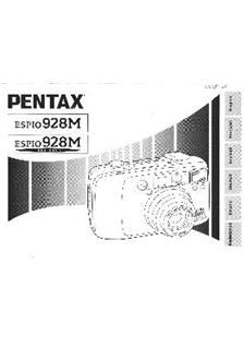 Pentax Espio 928 M manual. Camera Instructions.